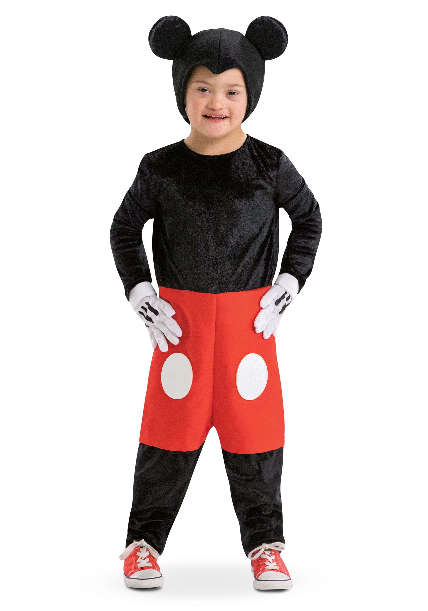 Photos - Fancy Dress Disguise Mickey Mouse Adaptive Costume for Kids Black/Red/White DI
