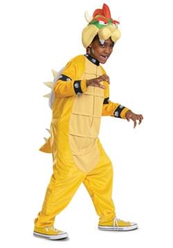 Super Mario Bros Bowser Hooded Jumpsuit Costume for Kids