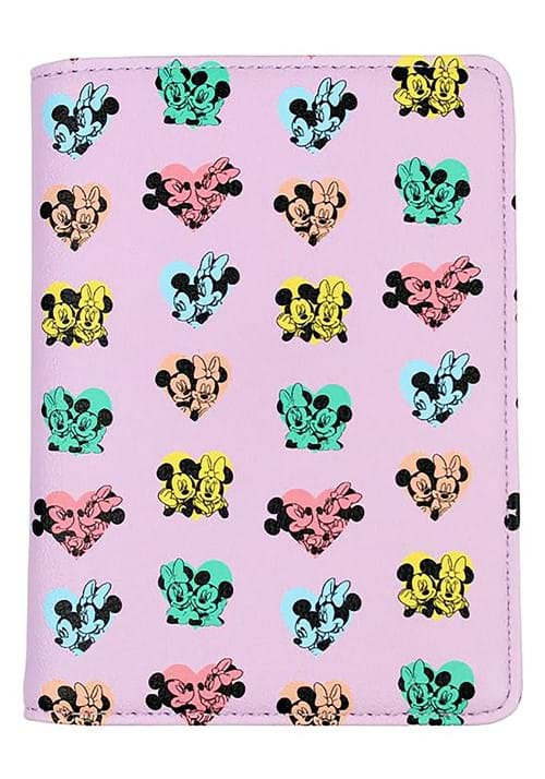 Cakeworthy Mickey and Minnie Heart Passport Holder