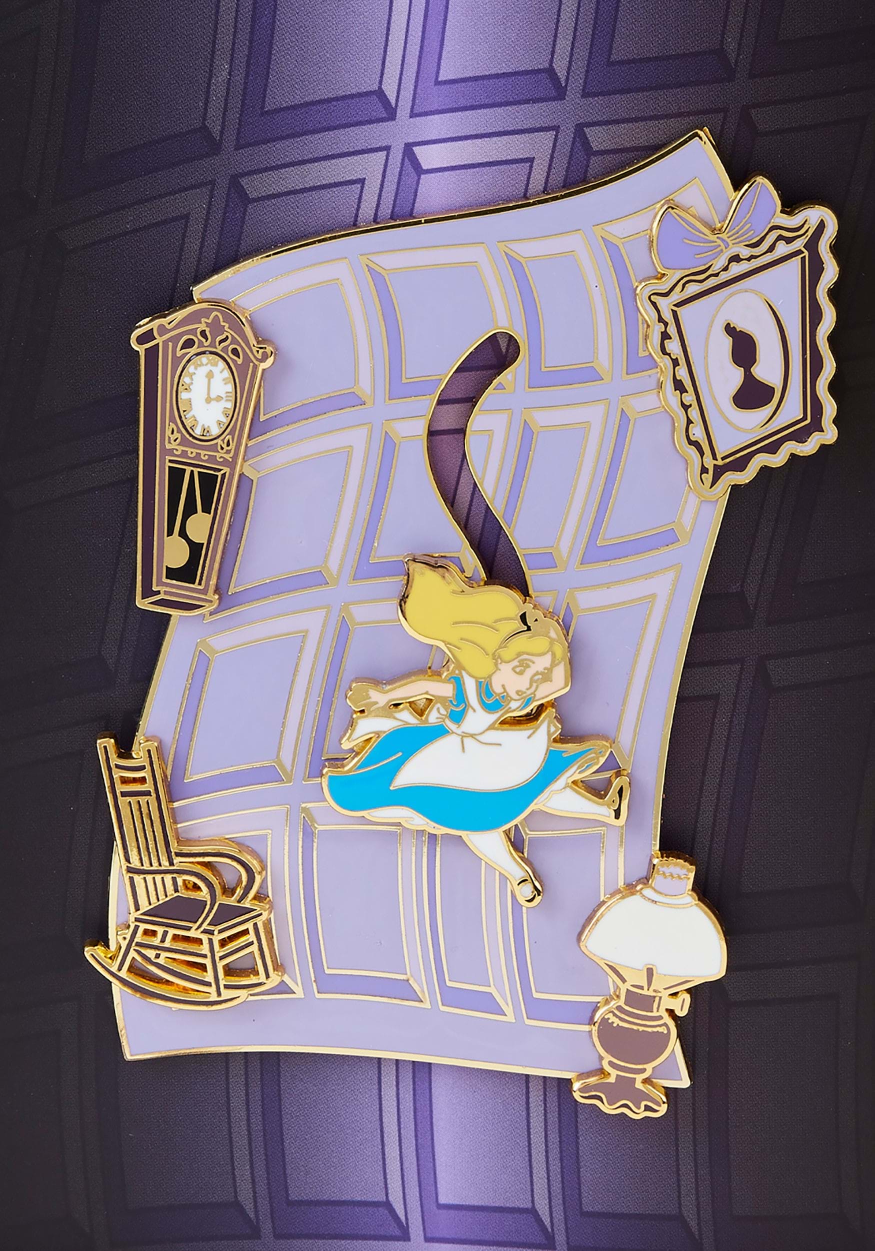 Loungefly Disney Alice In Wonderland Falling Down The Rabbit Hole Pin 3 Collector Pin