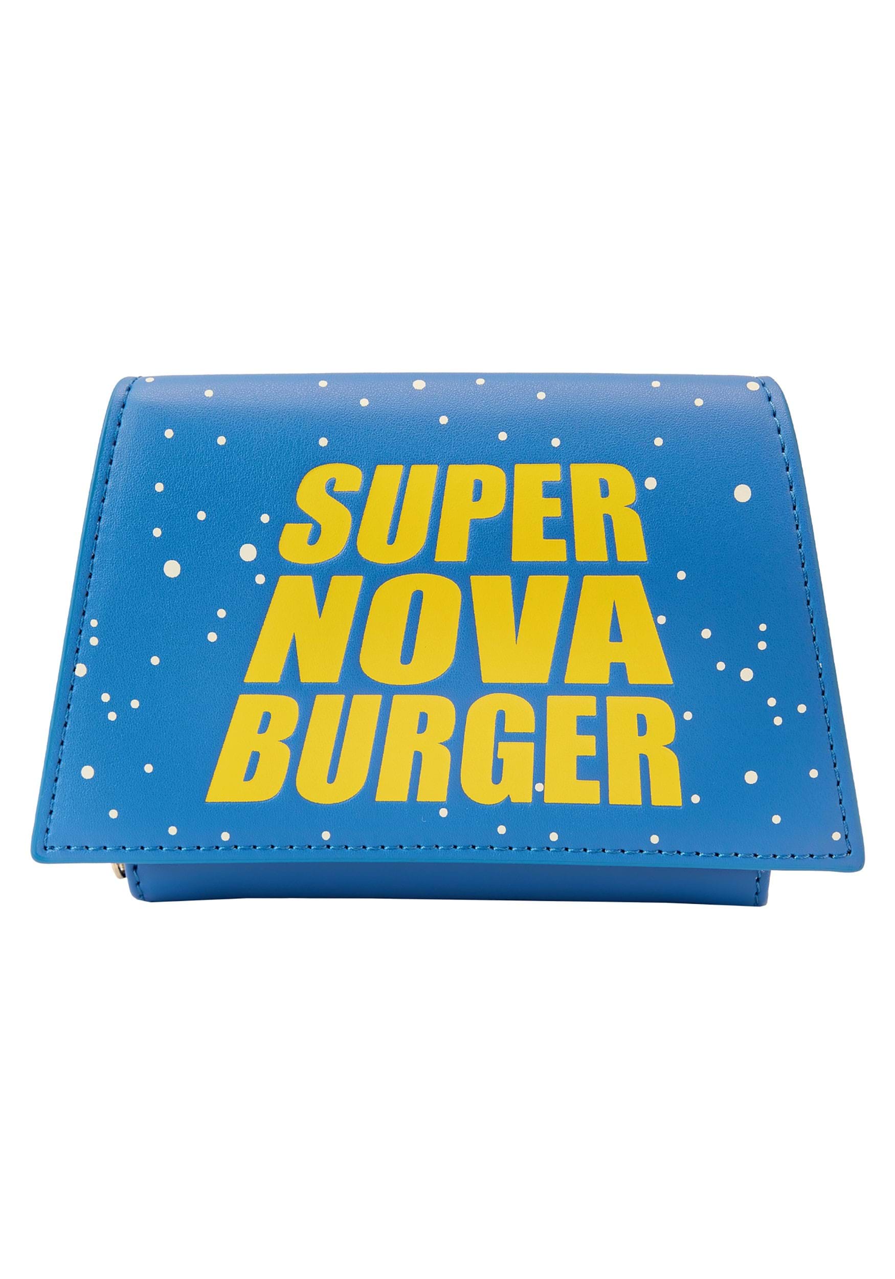 Loungefly Pixar Toy Story Pizza Planet Super Nova Burger Flap Wallet