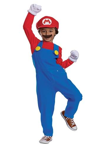 Super Mario Brothers Mario Deluxe Costume for Boys
