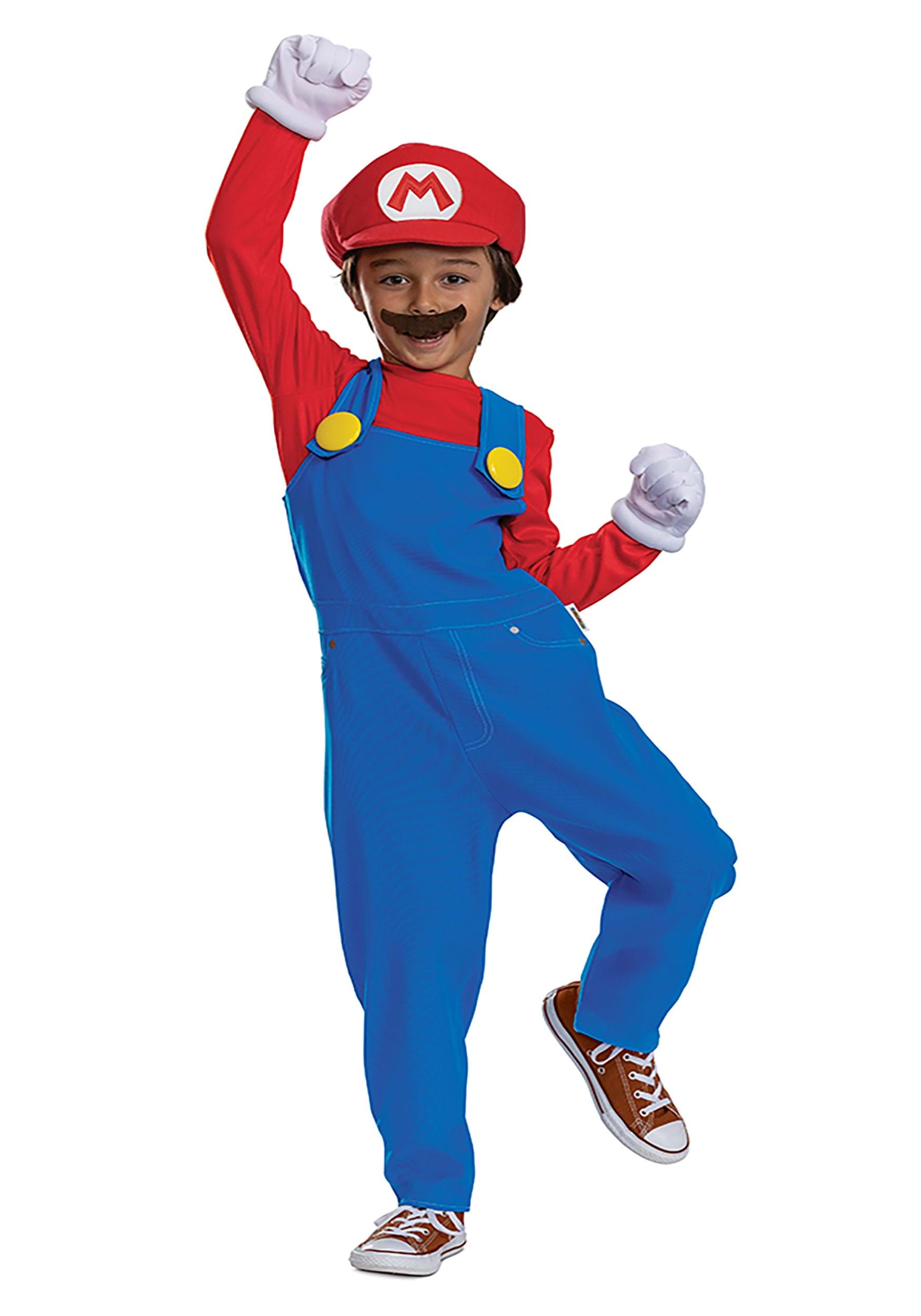 Super Mario Bros Kids Premium Costume | Super Mario Costumes