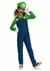 Kid's Super Mario Bros Child Premium Luigi Costume Alt2