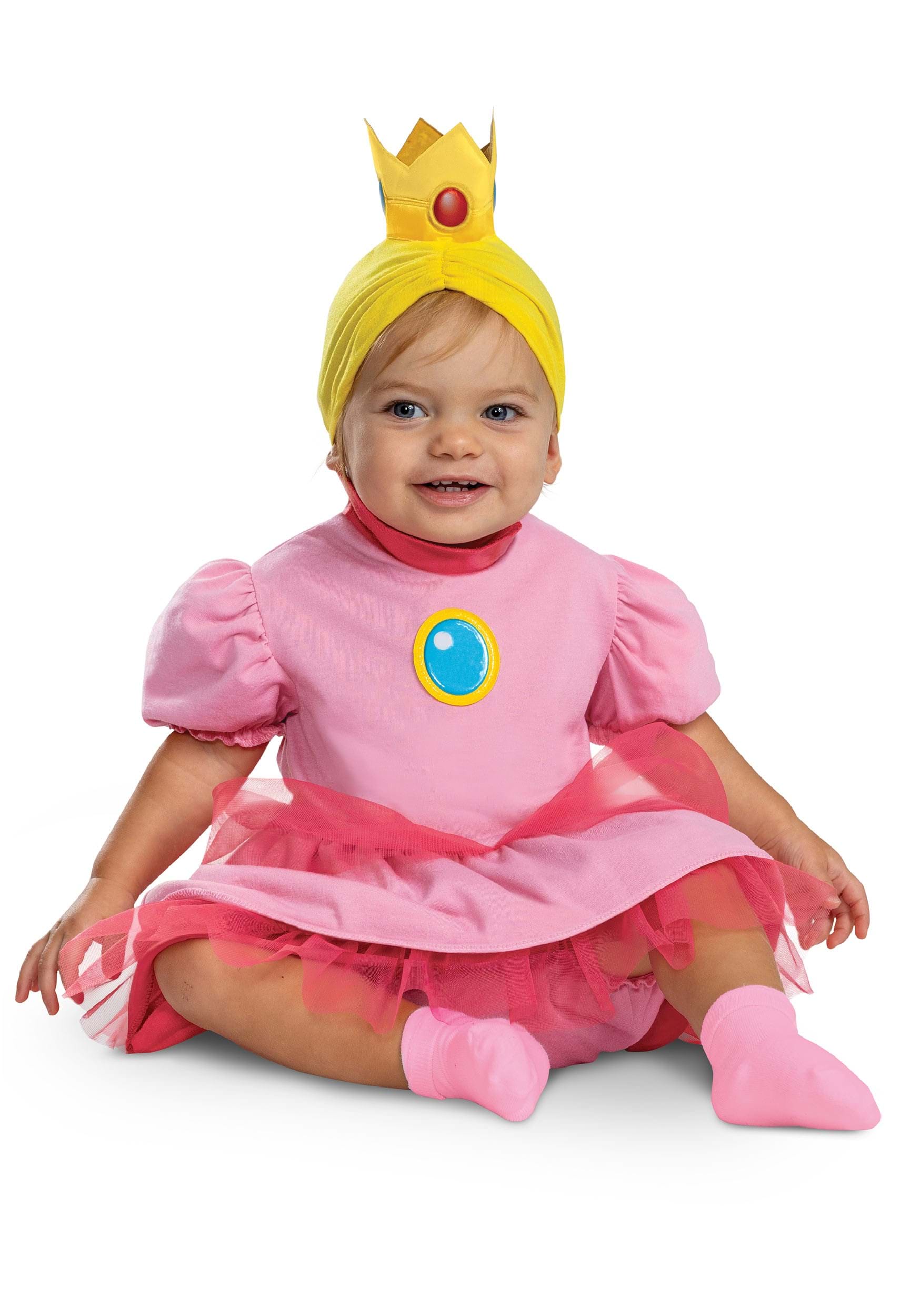 Super Mario Bros Posh Princess Peach Costume for Infants