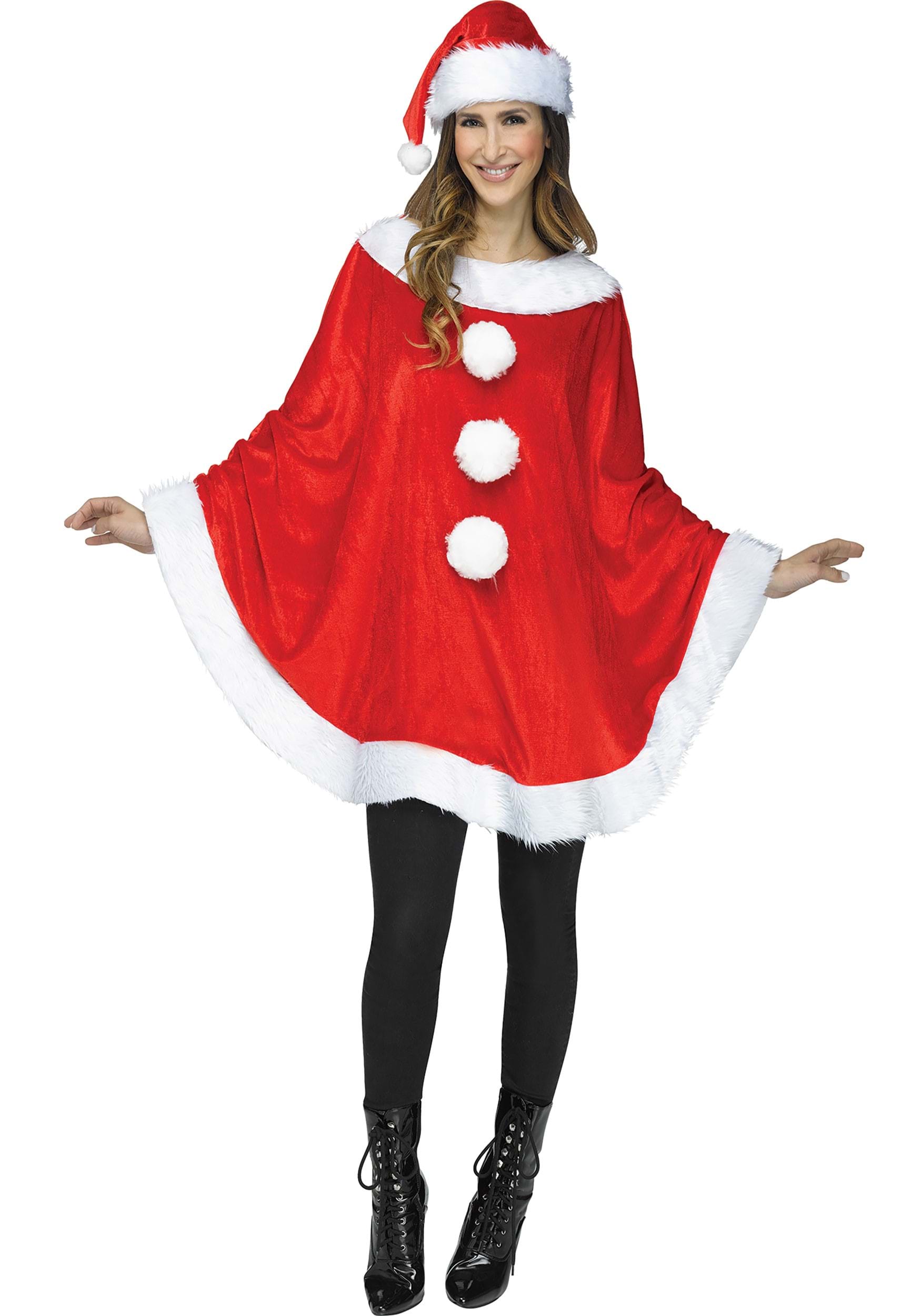 Santa Plush Poncho | Santa Claus Costumes
