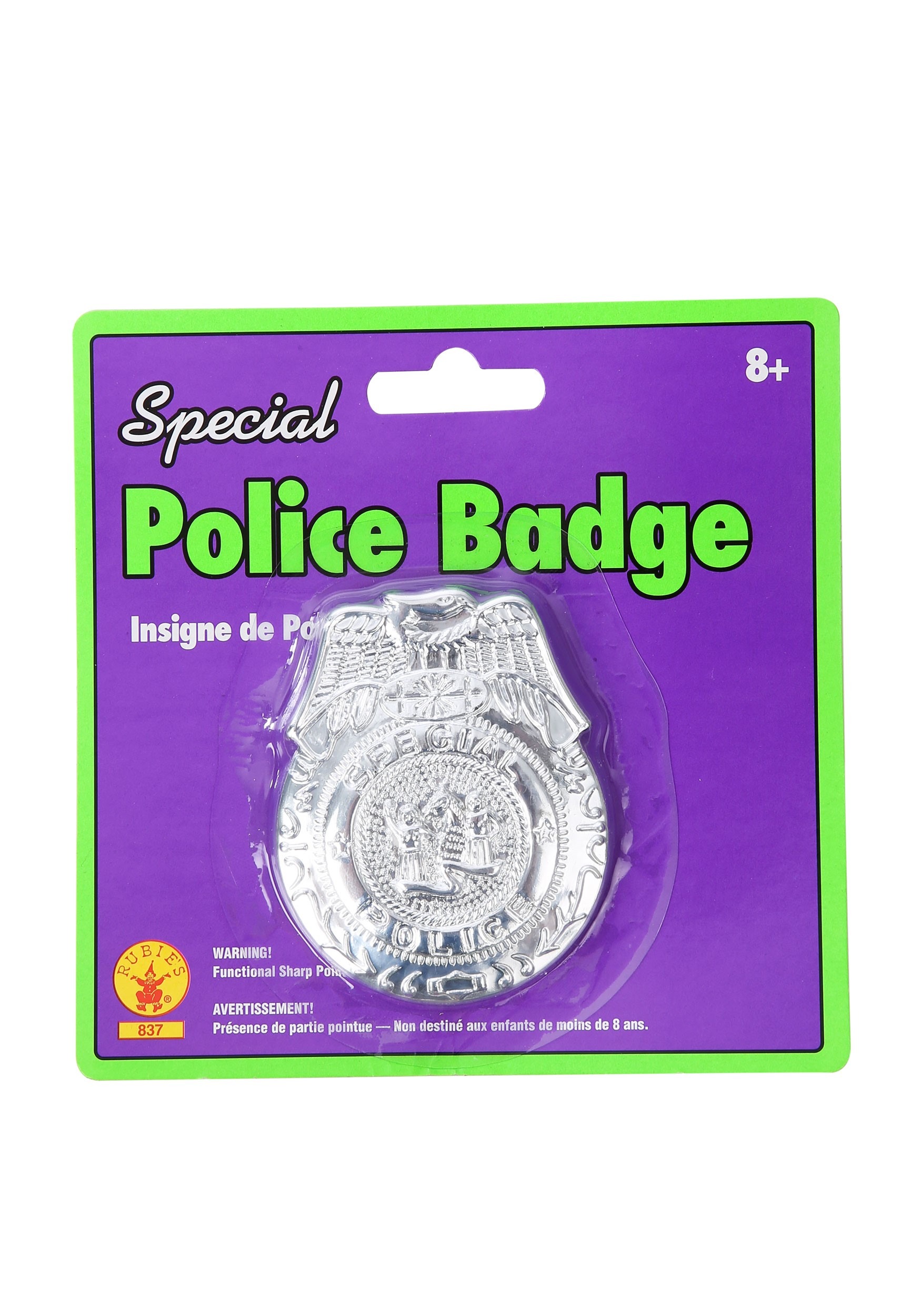 Toy Police Officer Badge