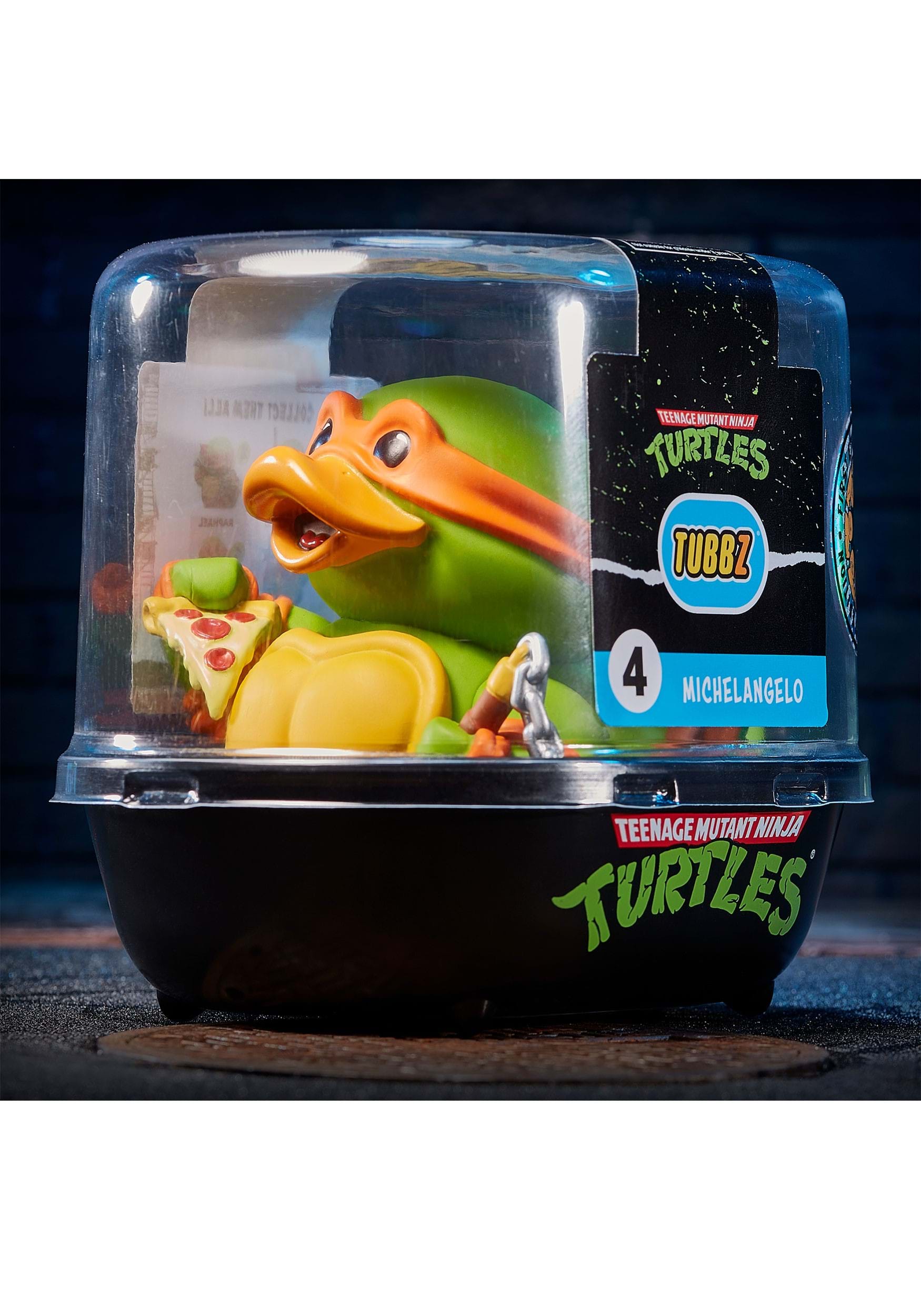 Teenage Mutant Ninja Turtle Michelangelo TUBBZ Collectible Duck
