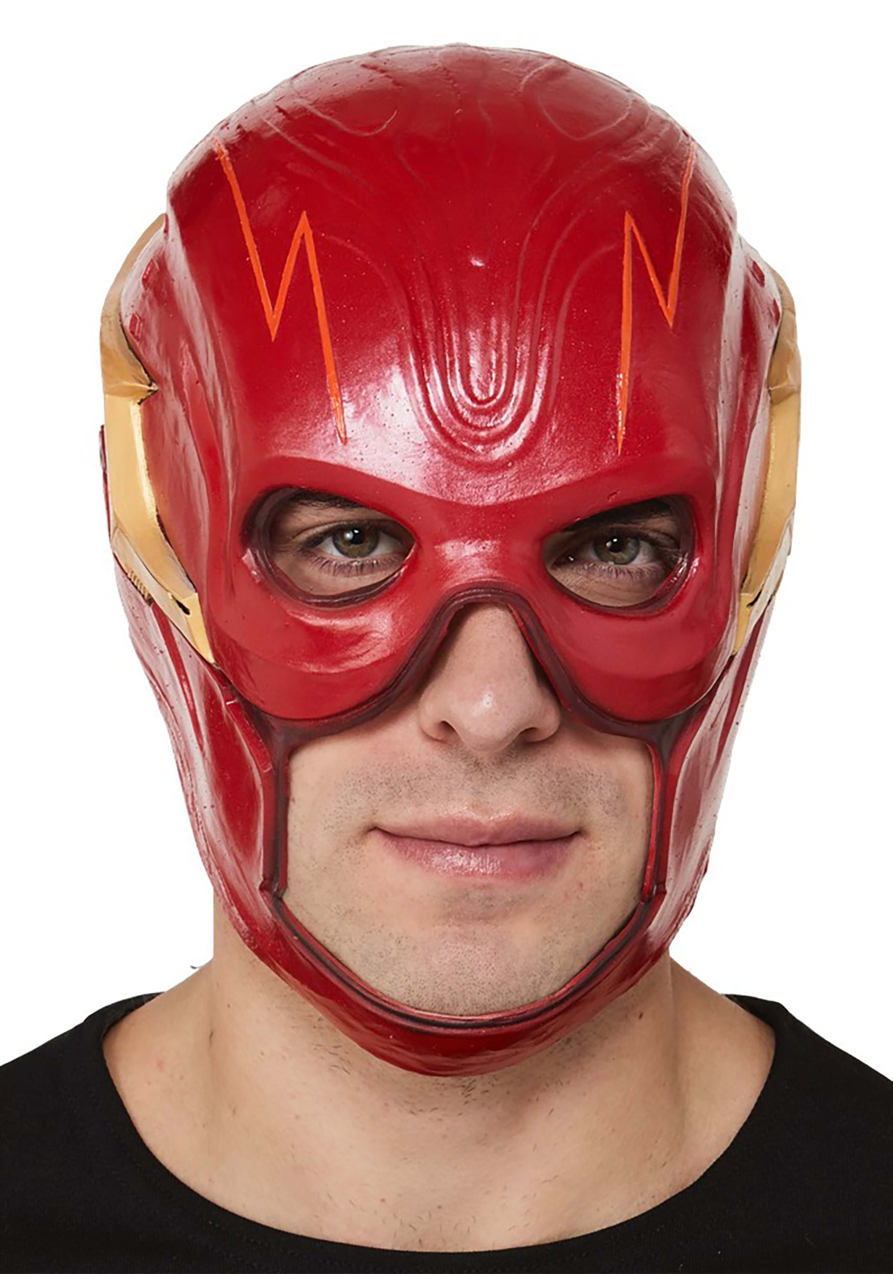 DC Comics The Flash Latex Helmet/Mask for Adults | Superhero Masks