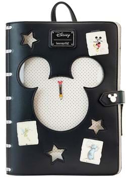 Loungefly Disney 100 Sketchbook Pin Trader Backpack