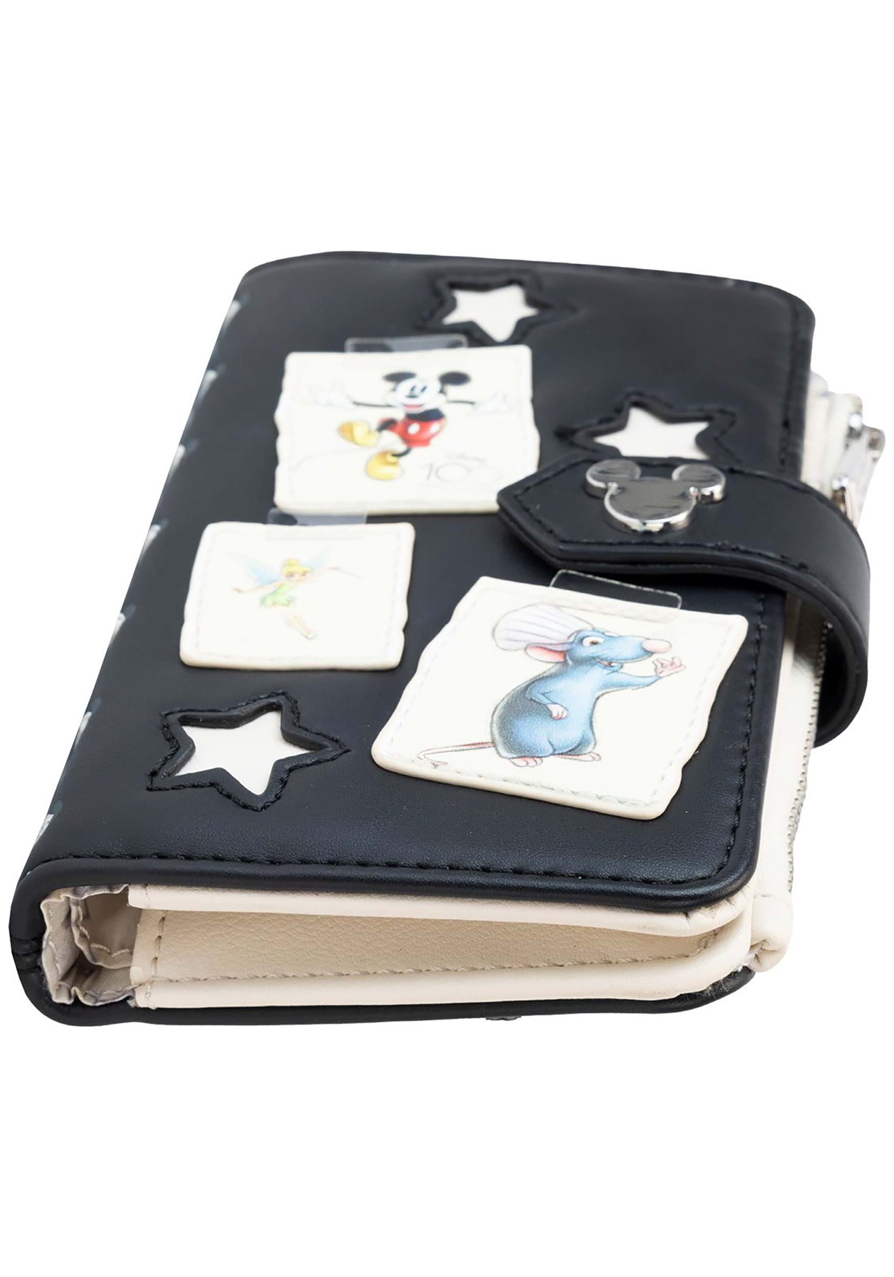 Loungefly Disney Mickey & Minnie Mouse Love AOP Flap Wallet