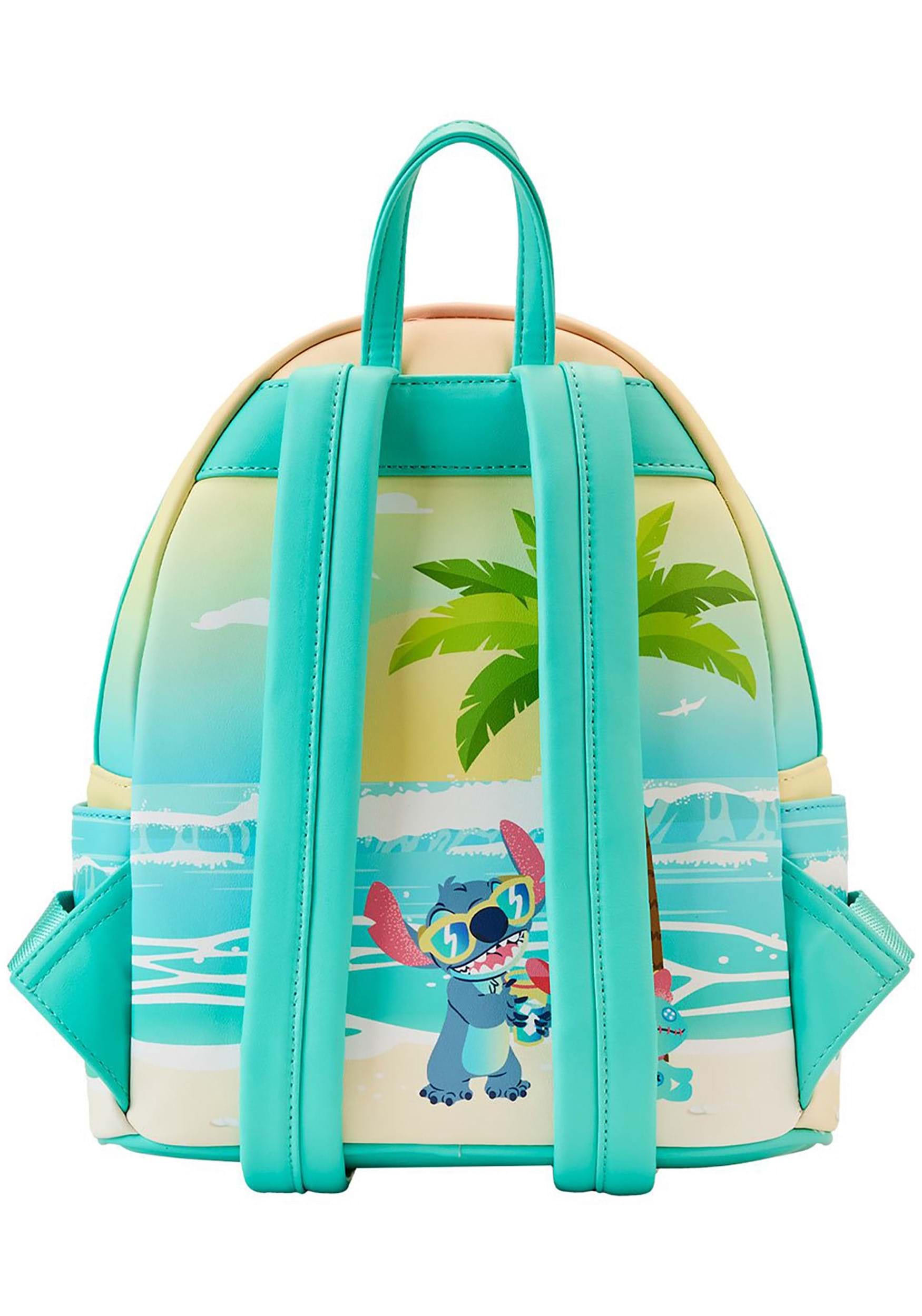 Disney Stitch Sandcastle Beach Surprise Loungefly Mini Backpack 5596
