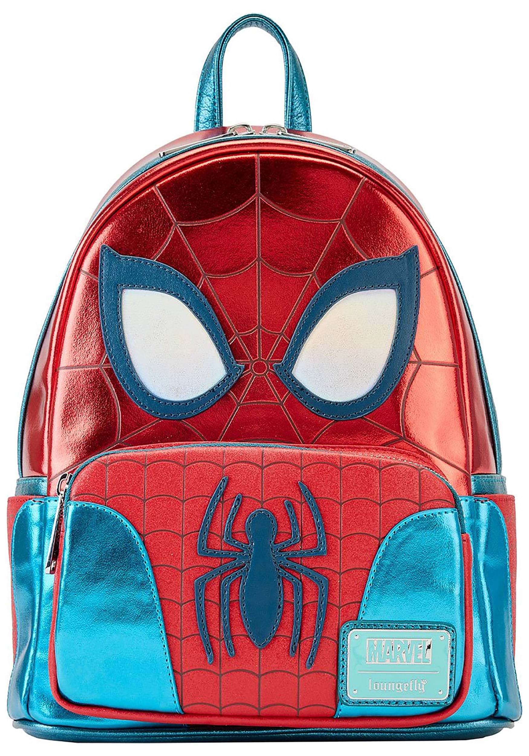 Loungefly Marvel Shine Spider-Man Mini Backpack | Loungefly Spider-Man