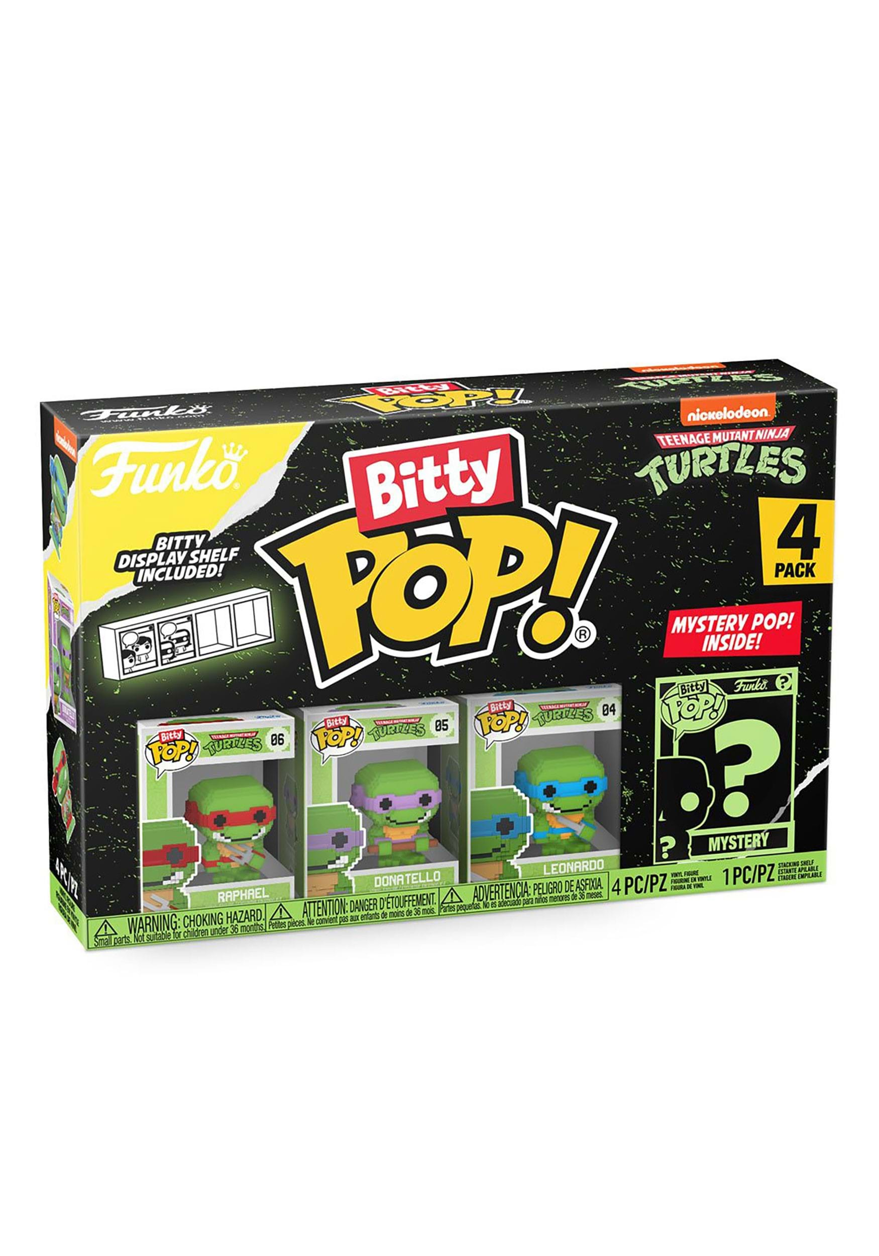 Bitty POP! TMNT - 8-Bit Mini Figure 4 Pack