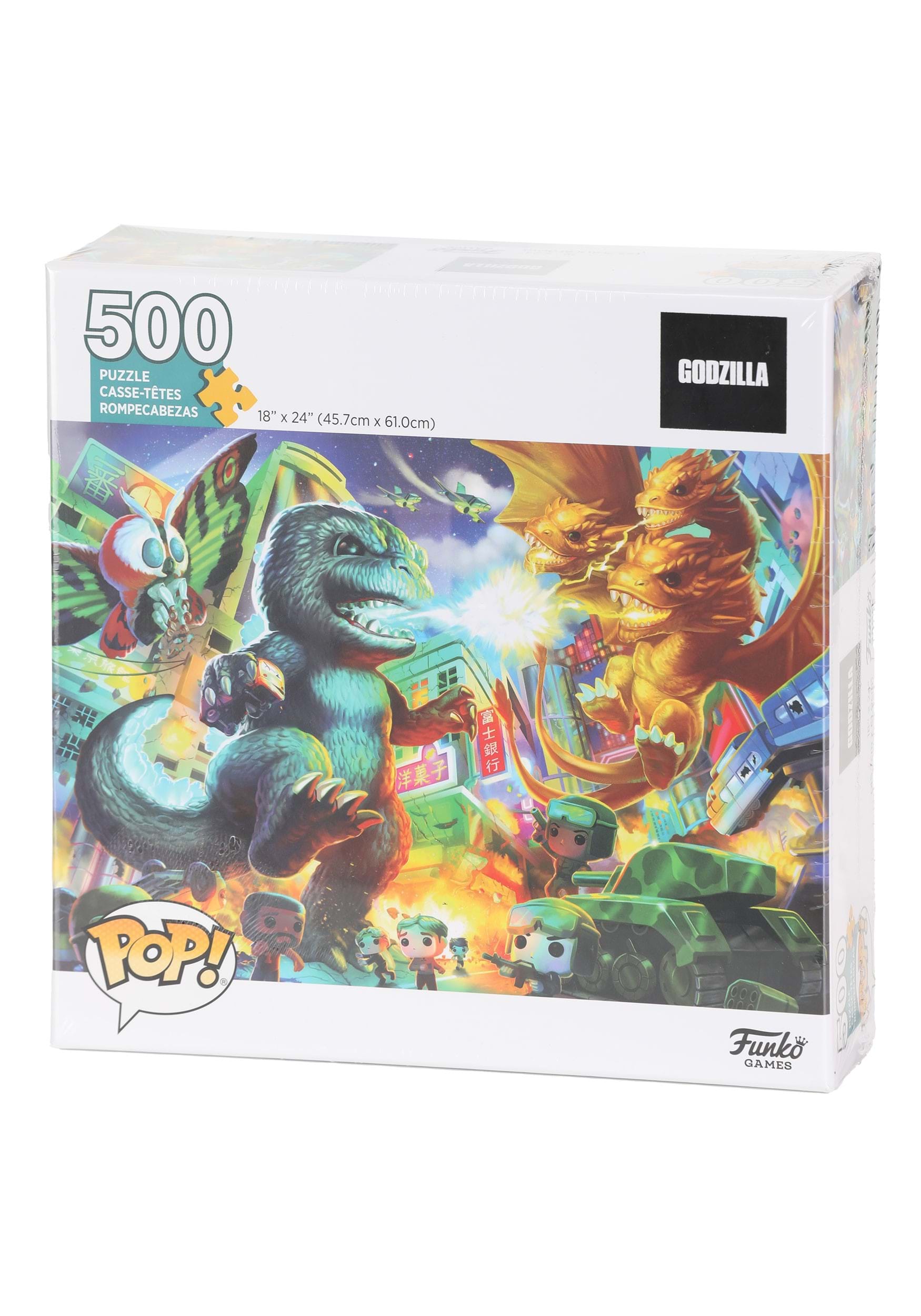 Funko POP! Godzilla (70th Anniversary) 500 Piece Puzzle | Movie Puzzles