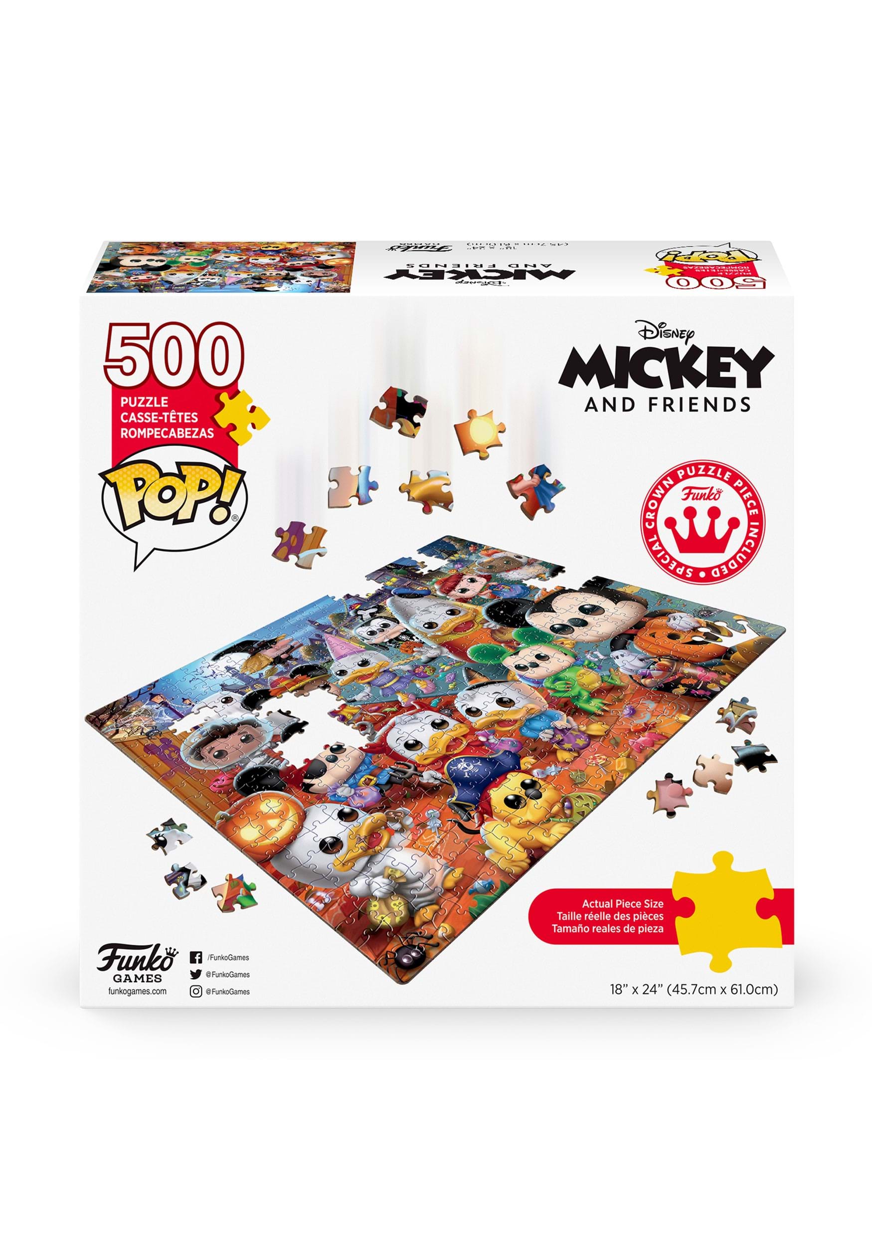 POP! Disney Mickey And Friends Halloween 500 Piece Puzzle