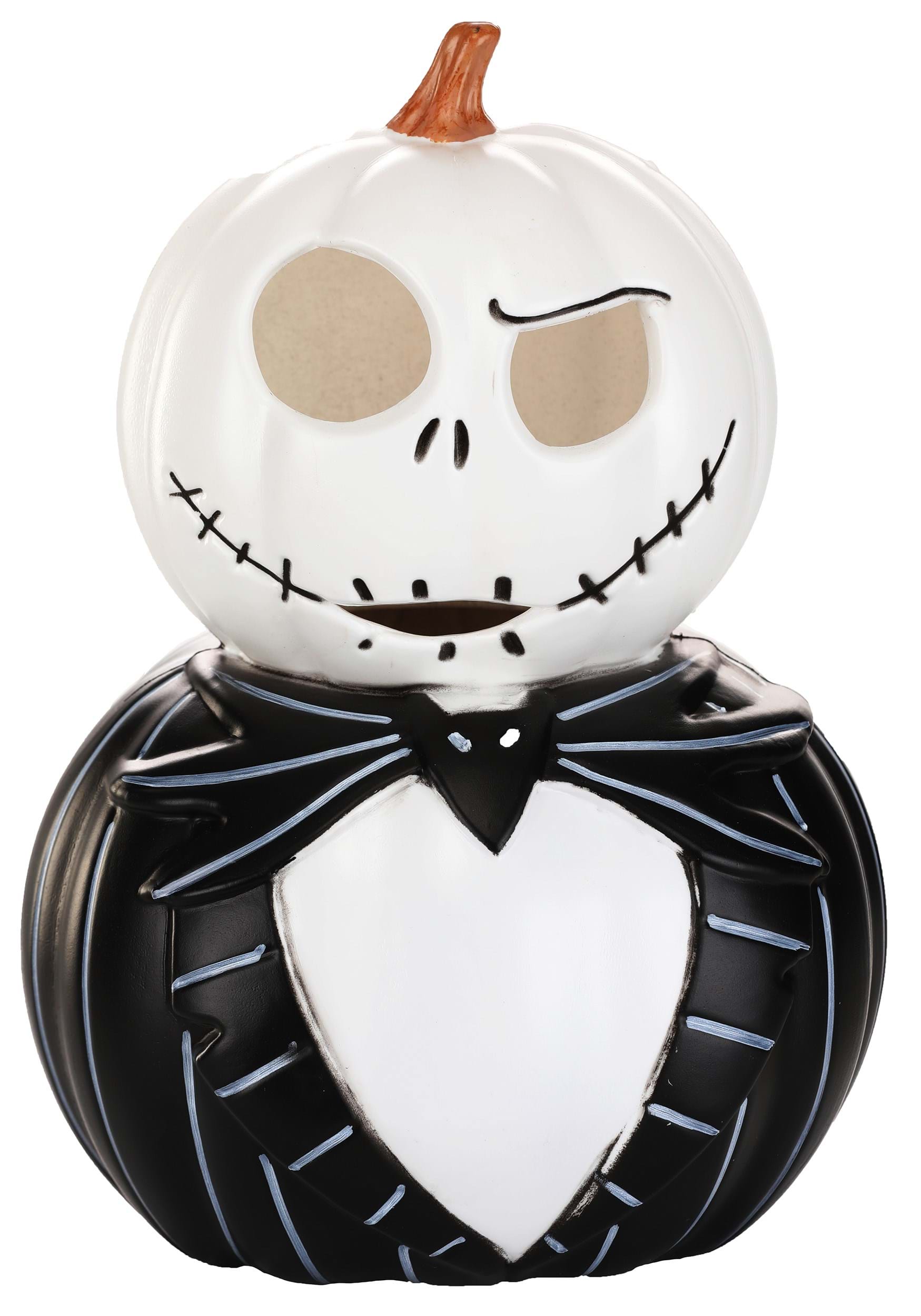 Jack Skeleton Light Up 8.25" Pumpkin Halloween Decoration