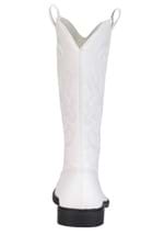 Adult White Cowboy Boots Alt 1