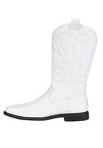 Adult White Cowboy Boots Alt 3