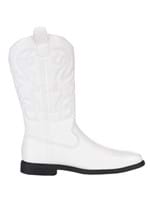 Adult White Cowboy Boots Alt 4