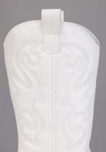 Adult White Cowboy Boots Alt 6