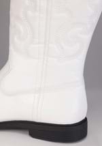 Adult White Cowboy Boots Alt 8