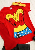 Wonder Woman T-Shirt Costume For Adults Alt 7