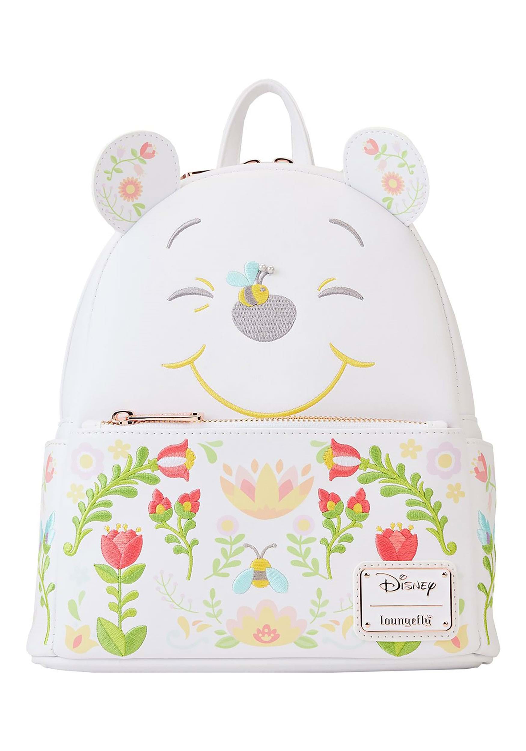 Disney Winnie the Pooh Cosplay Folk Floral Loungefly Mini Backpack