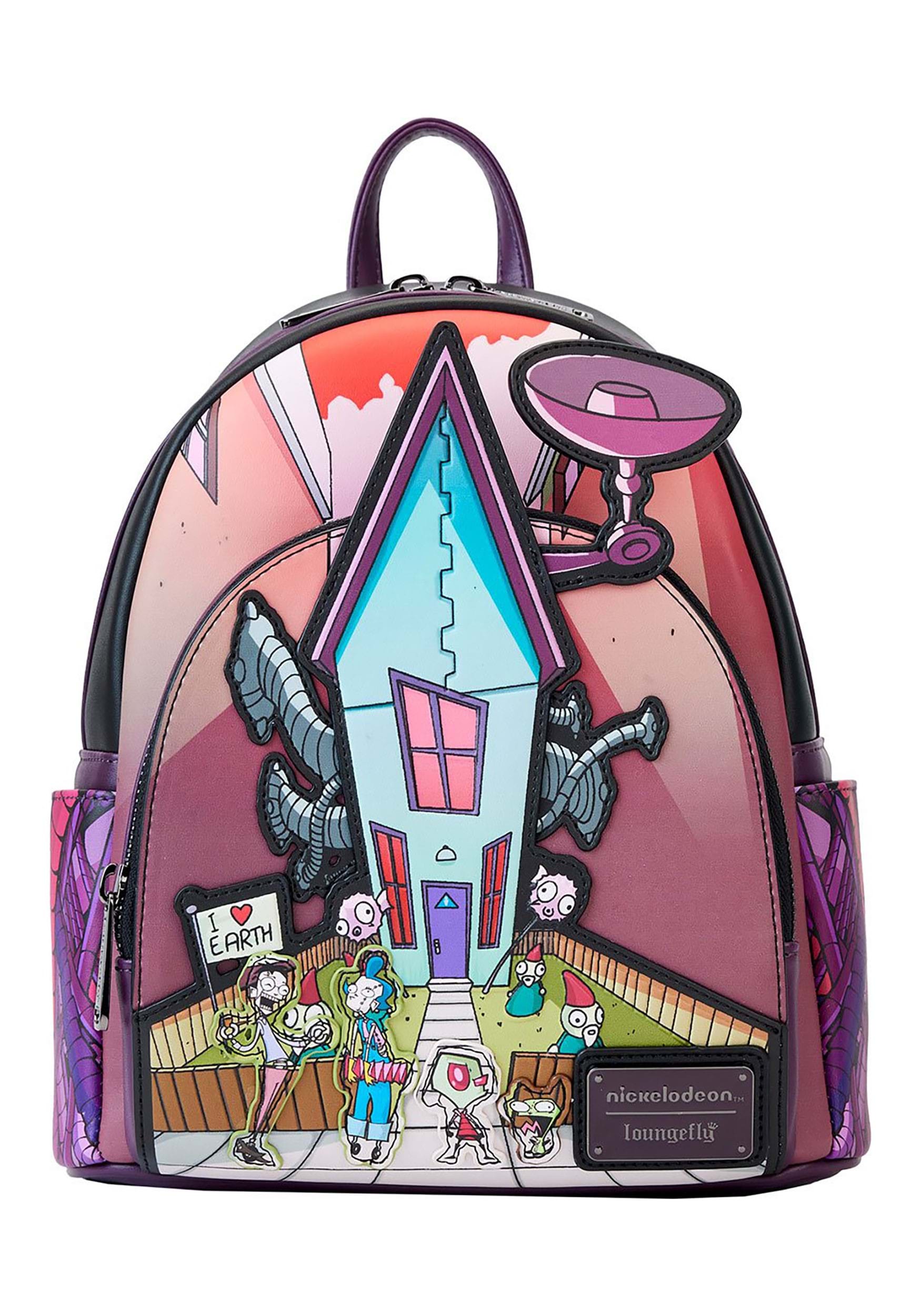 Loungefly Nickelodeon Invader Zim Secret Lair Mini Backpack