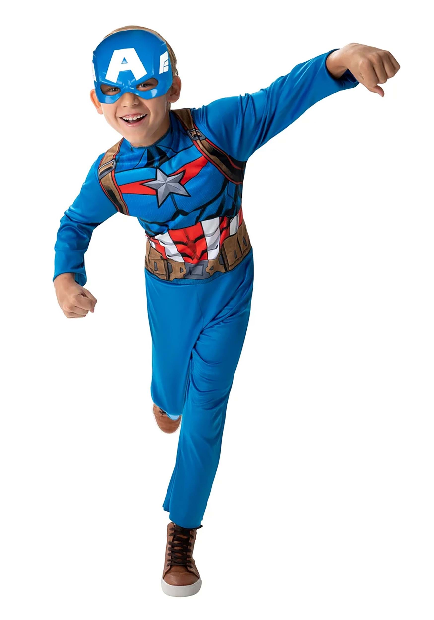 Child Captain America Steve Rogers Value Costume Large