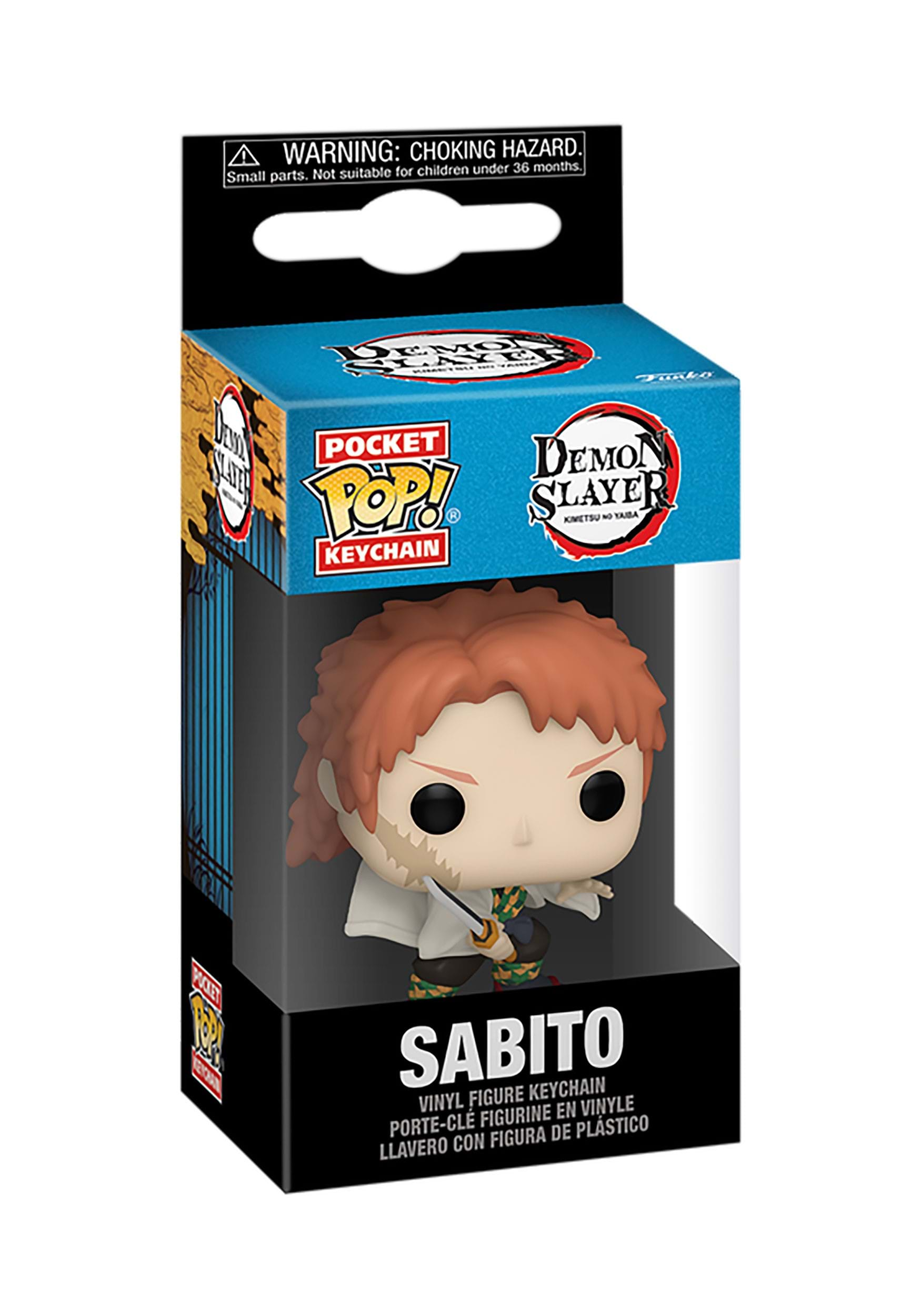 Funko POP! Keychain: Demon Slayer - Sabito (No Mask)