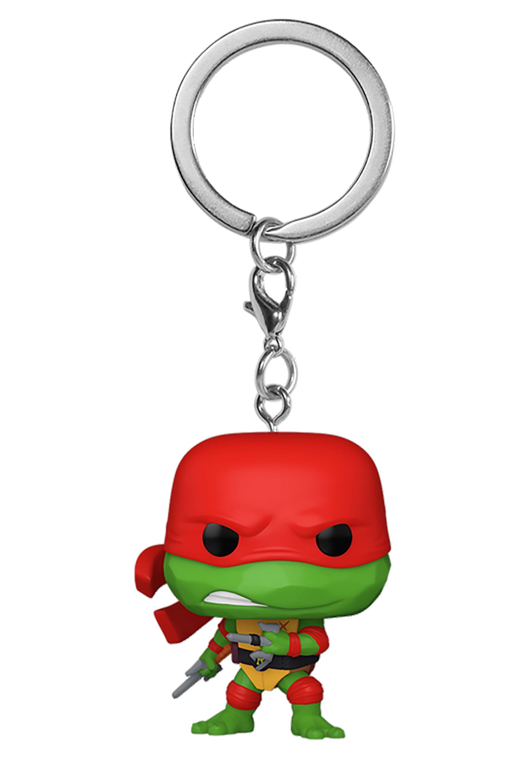 Funko POP! Keychain: Teenage Mutant Ninja Turtles - Raphael | TMNT Keychains