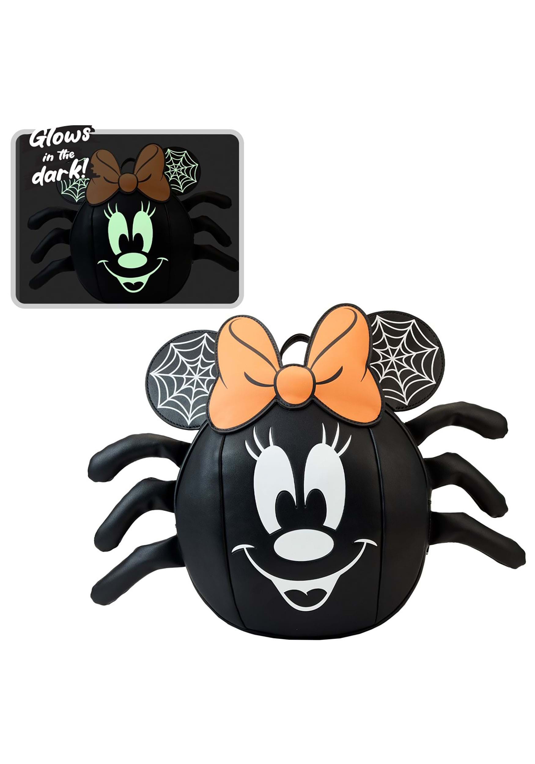 Loungefly Disney Halloween Witch Minnie Mouse Apple Crossbody Bag