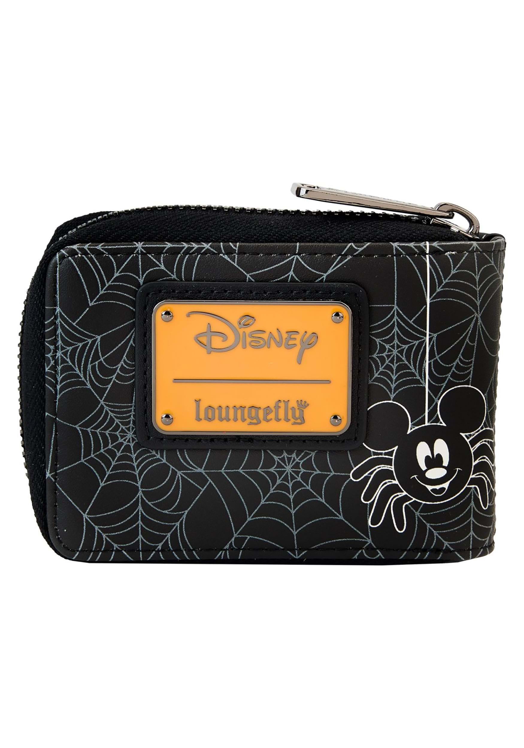Loungefly Disney Minnie Mouse Spider Glow Accordion Wallet