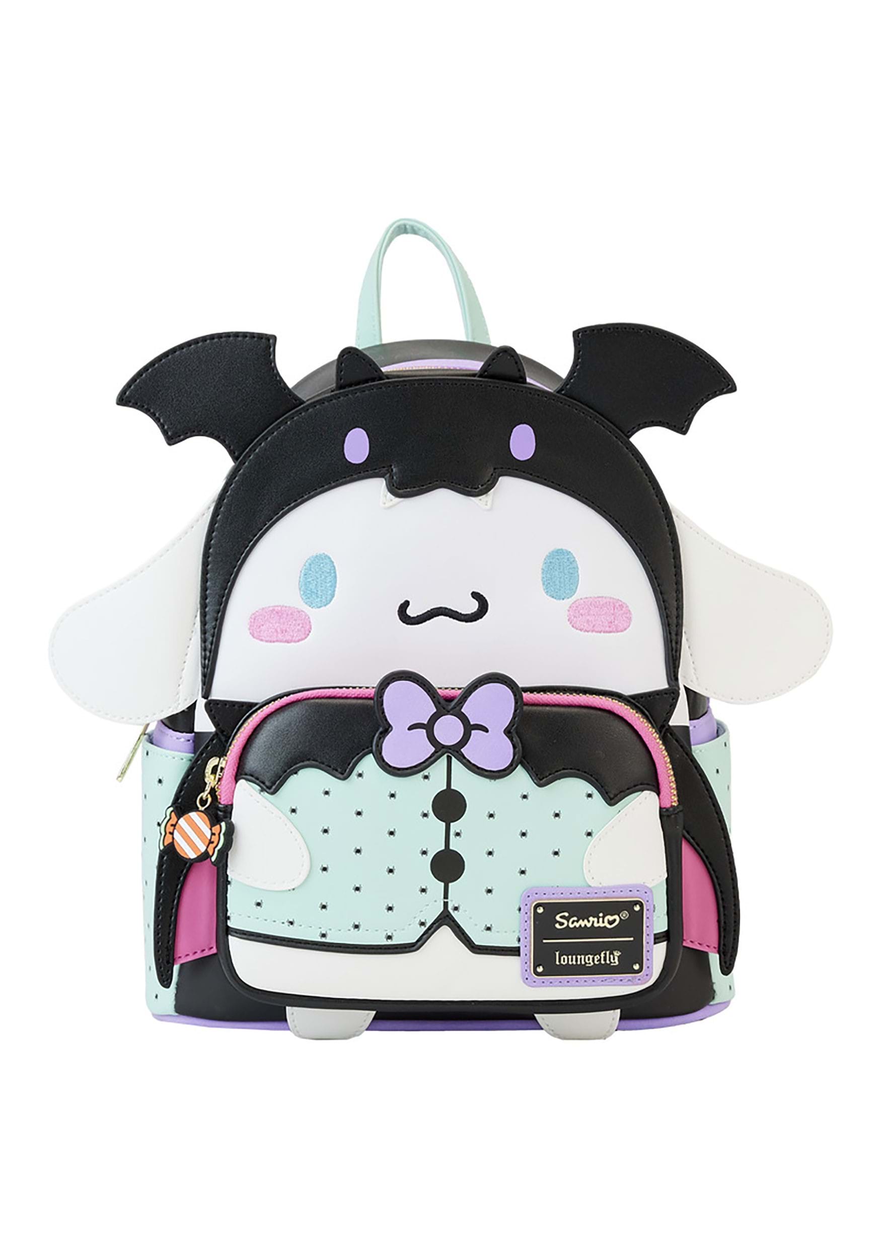 Kuromi crystal ball loungefly backpack and blanket bundle