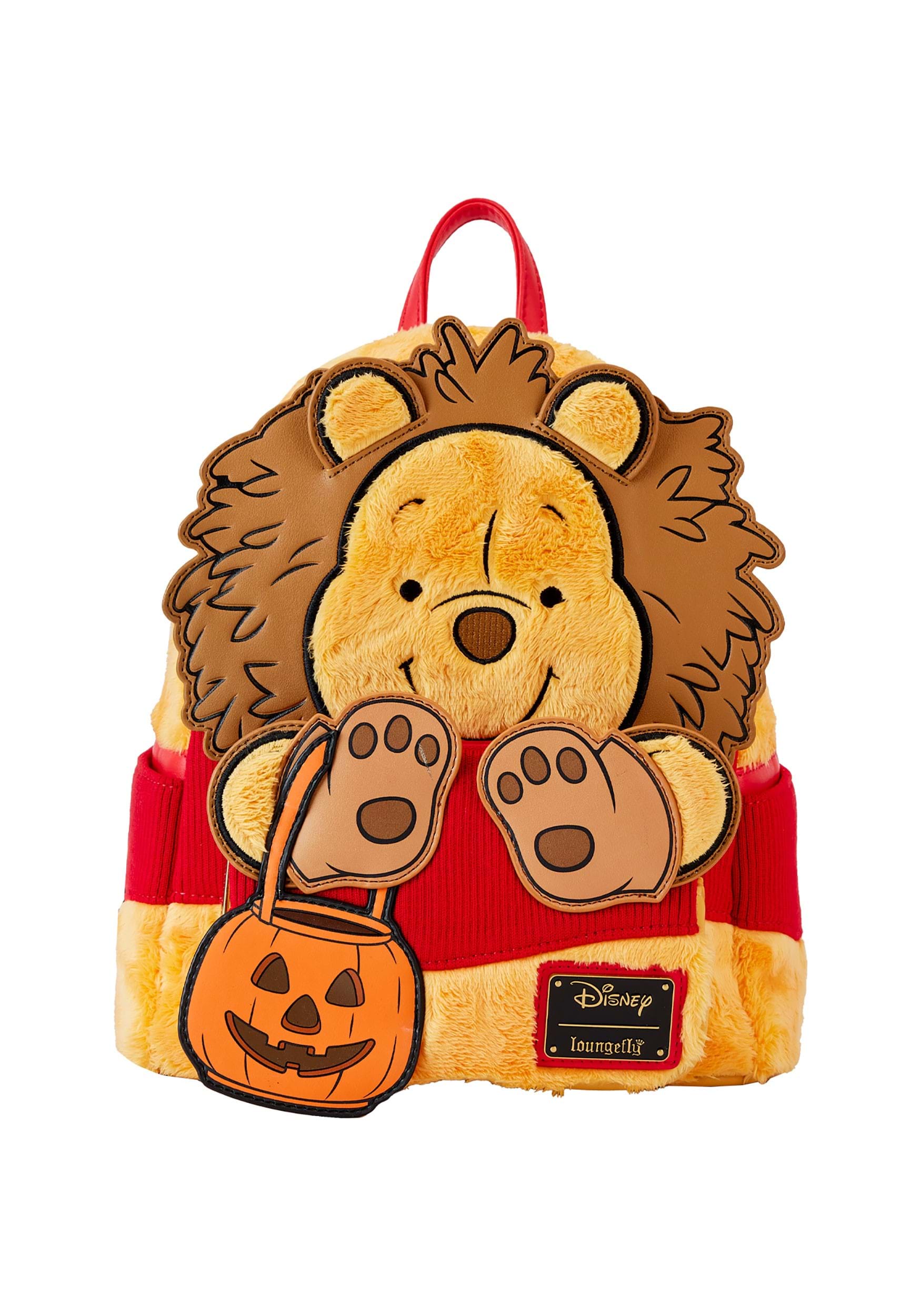 Loungefly Winnie the Pooh Halloween Costume Plush Cosplay Mini Backpack | Disney Backpacks