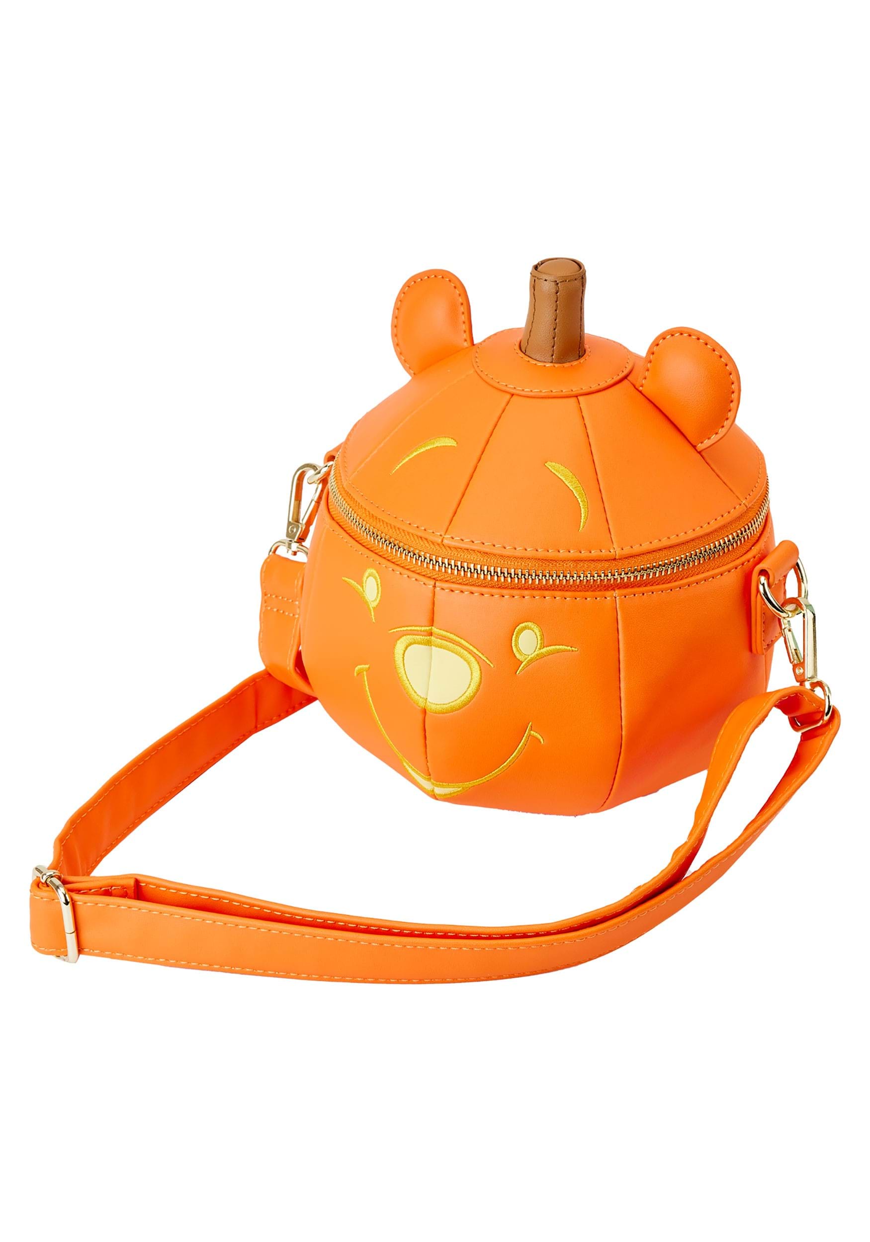 Disney Winnie The Pooh Pumpkin Crossbody Bag By Loungefly