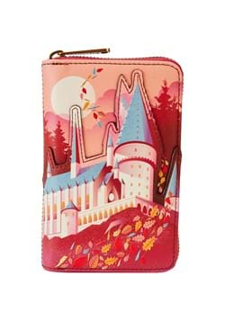 Loungefly WB Harry Potter Hogwarts Fall Zip Wallet