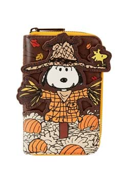 Loungefly Peanuts Snoopy Scarecrow Zip Around Wallet