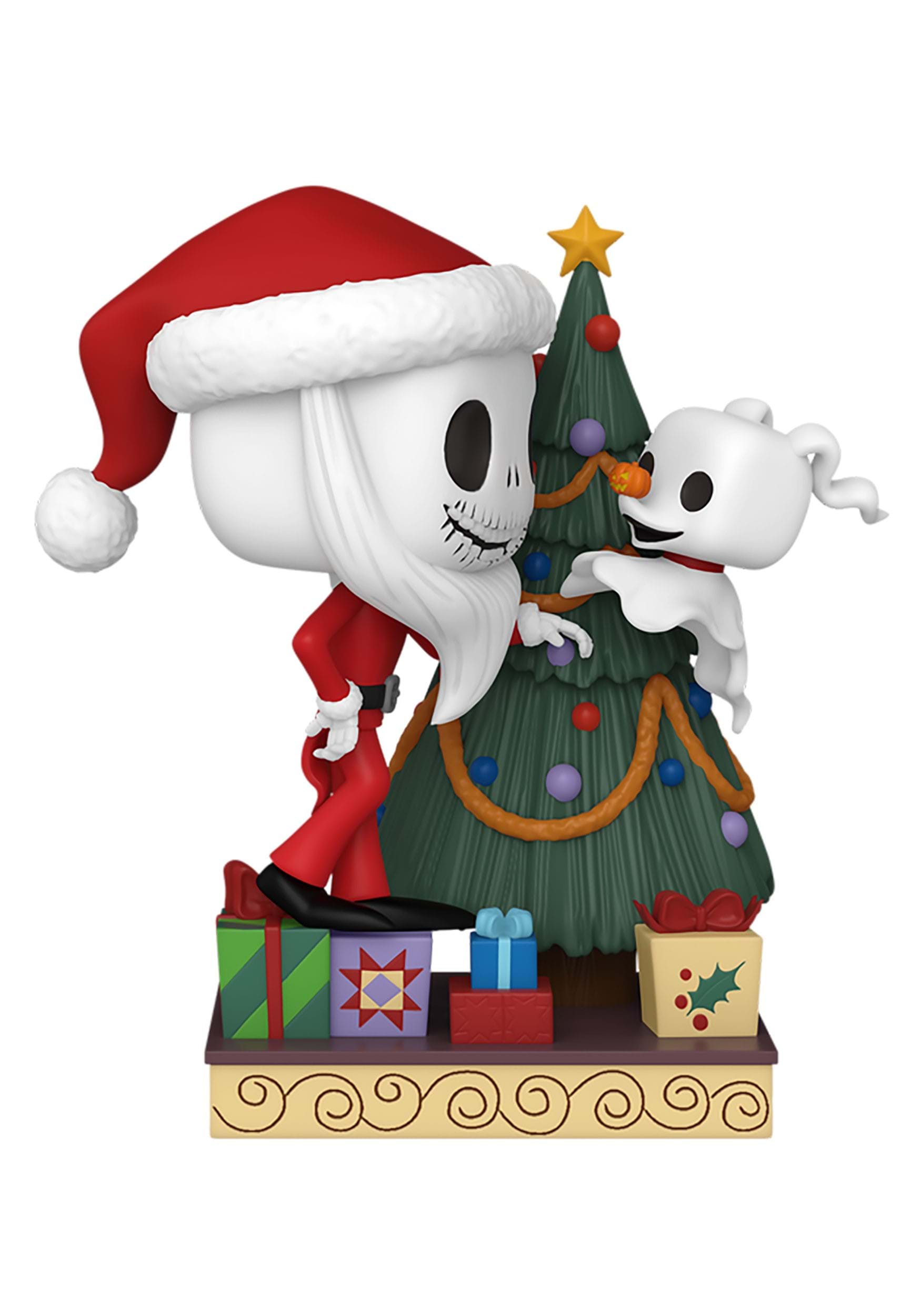 POP! Disney: Nightmare Before Christmas 30th Anniversary - Jack & Zero with Christmas Tree Vinyl Figure