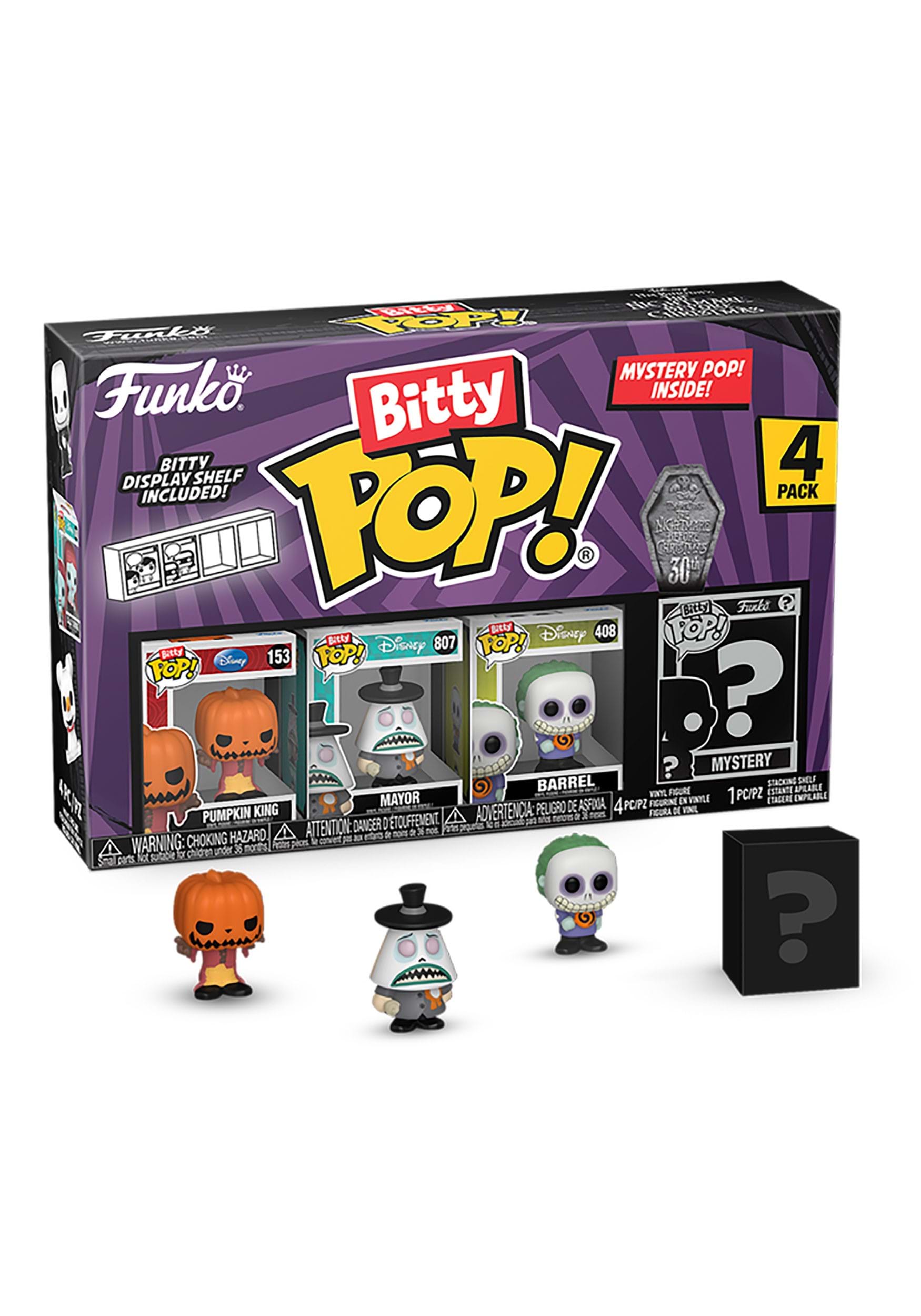 Bitty POP! Nightmare Before Christmas - Pumpkin Jack 4 Pack Set | Disney Funko
