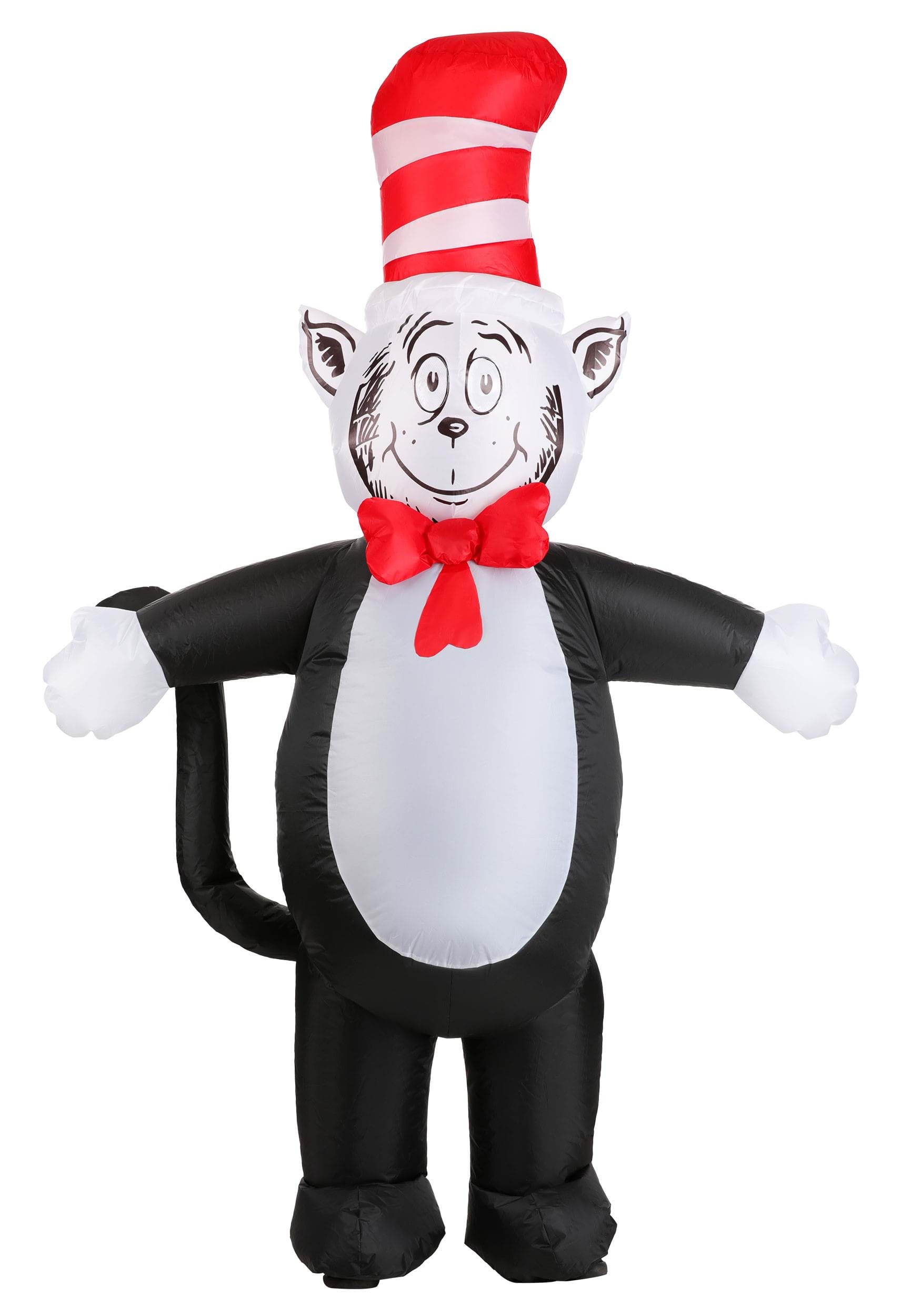 Inflatable Dr. Seuss The Cat in the Hat Adult Costume | Dr. Seuss Costumes