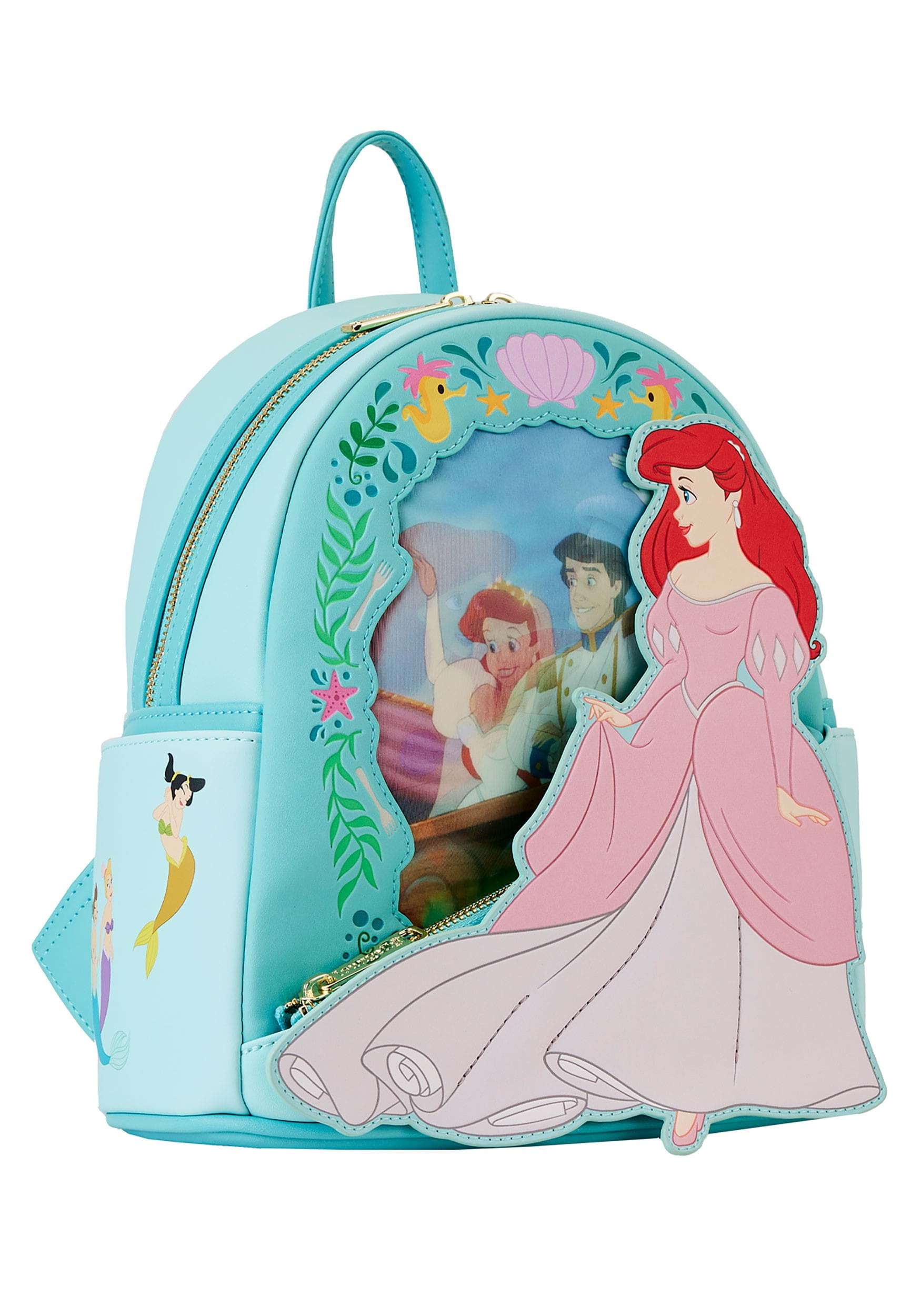 Loungefly Disney Little Mermaid Princess Lenticular Mini Backpack