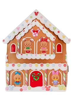 Loungefly Mickey Friends Gingerbread House Mini Backpack