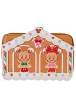 Loungefly Mickey Friends Gingerbread House Zip Wallet