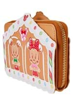 Loungefly Mickey Friends Gingerbread House Zip Wallet Alt 1