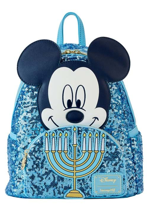 Loungefly Disney Mickey Happy Hanukkah Menorah Mini Backpack