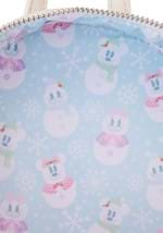 Loungefly Minnie Pastel Figural Snowman Mini Backpack Alt 5