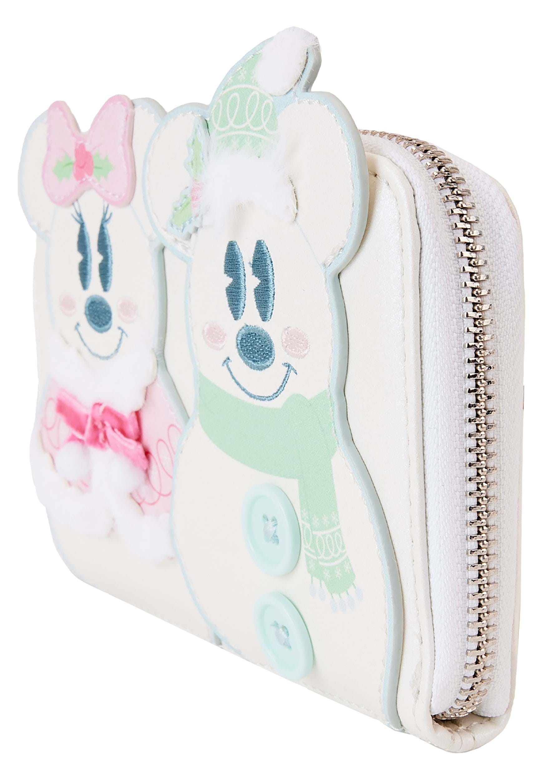 Loungefly Disney Mickey & Minnie Pastel Snowman Wallet | Loungefly