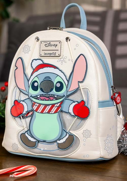 Loungefly Disney Stitch Snow Angel Cosplay Mini Backpack